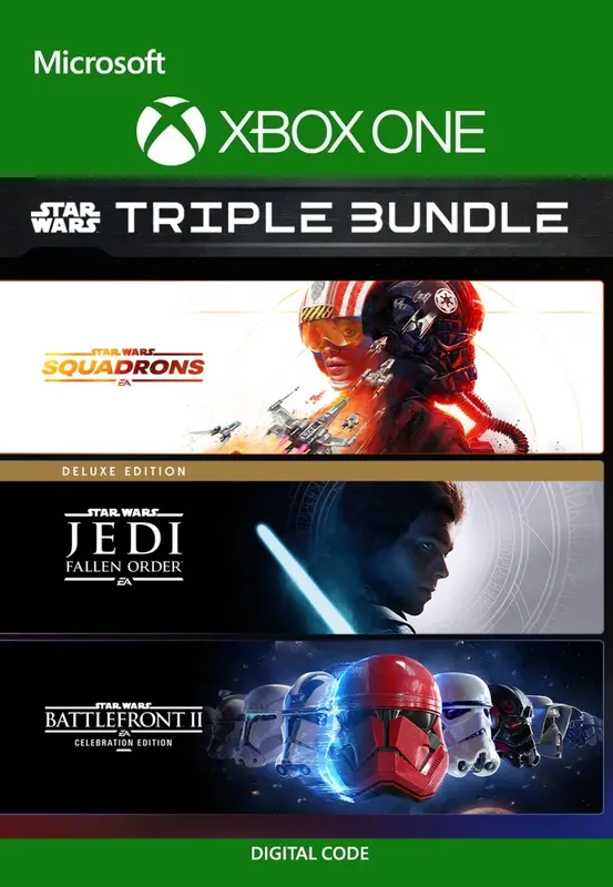 Jaquette de EA STAR WARS TRIPLE-BUNDLE — jeu Xbox (Xbox Live)