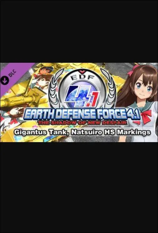 Jaquette de EARTH DEFENSE FORCE 4.1: Gigantus Tank, Natsuiro HS Markings (DLC) — DLC PC (Steam)