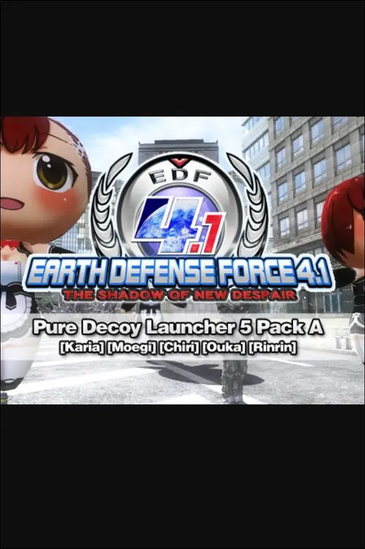 Jaquette de EARTH DEFENSE FORCE 4.1: Pure Decoy Launcher 5 Pack A (DLC) — DLC PC (Steam)
