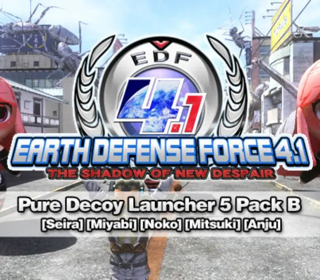 EARTH DEFENSE FORCE 4.1 - Pure Decoy Launcher 5 Pack B DLC — Steam, Standard