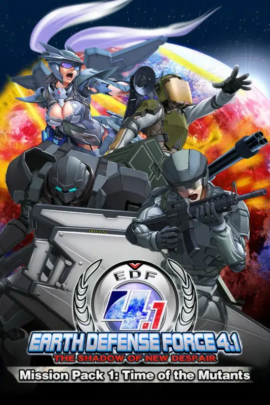 EARTH DEFENSE FORCE 4.1 The Shadow of New Despair Mission Pack 1 Time of the Mutants DLC — Steam, Standard