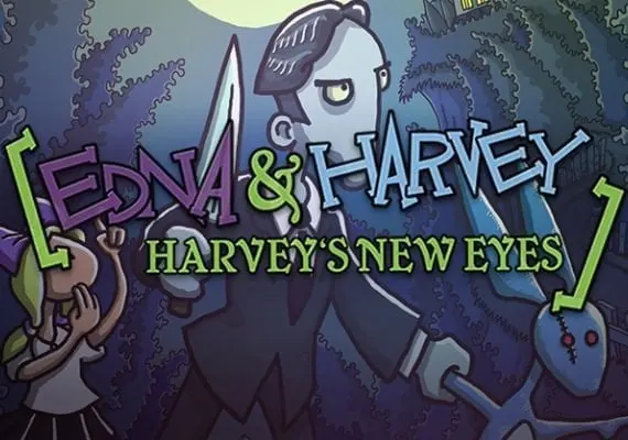 Jaquette de Edna & Harvey: Harvey's New Eyes EN/DE/PL/RU — jeu PC (Steam)