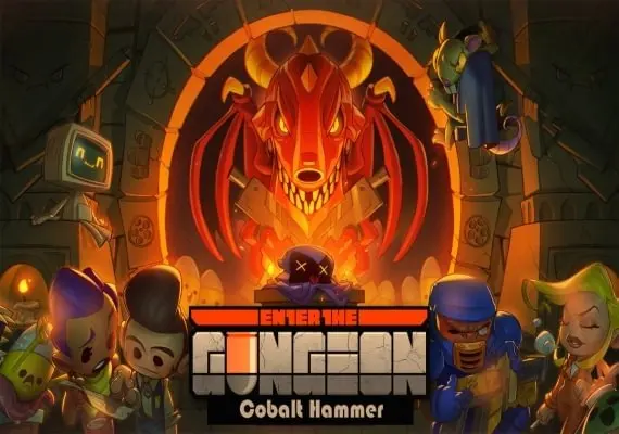 Jaquette de Enter the Gungeon - Cobalt Hammer DLC EN — DLC PC (Steam)