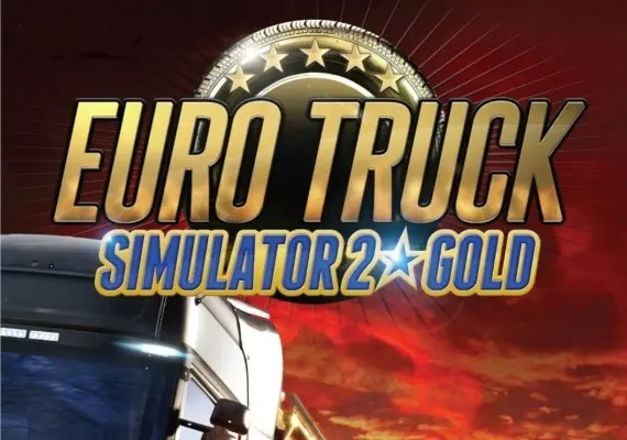 Jaquette de Euro Truck Simulator 2 Gold Edition EN — jeu PC (Steam)