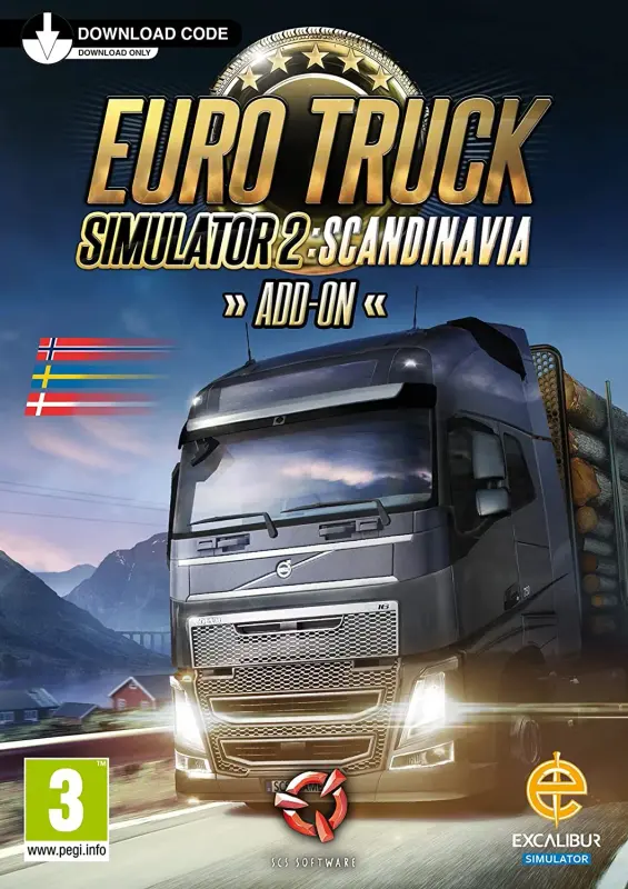 Euro Truck Simulator 2 - Scandinavia DLC — Steam, Standard