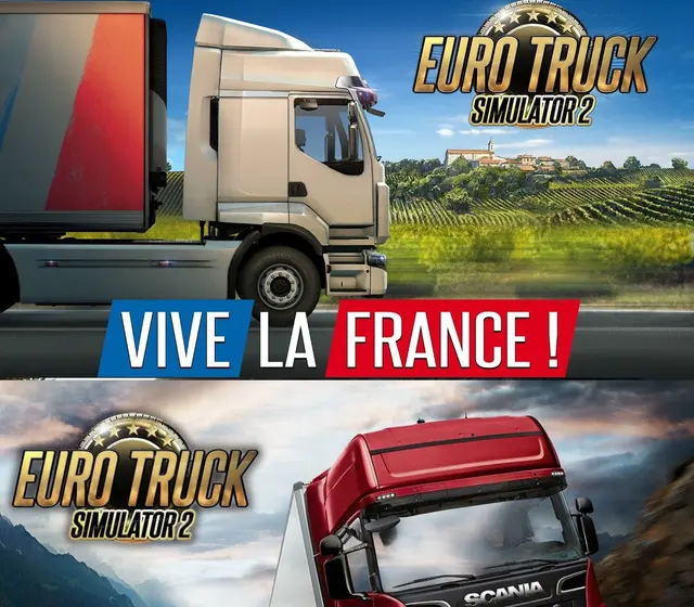 Euro Truck Simulator 2 + Vive la France DLC Bundle — Steam, Standard
