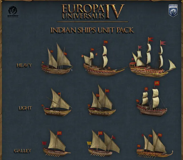 Europa Universalis IV - Indian Ships Unit Pack DLC — Steam, Standard