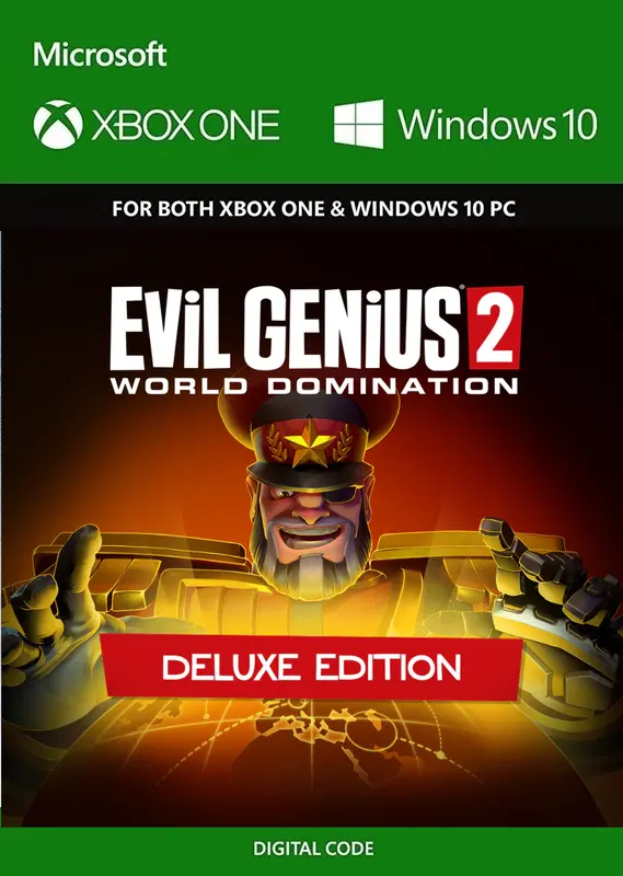 Evil Genius 2: World Domination Deluxe Edition — Xbox Live / PC, Deluxe Edition