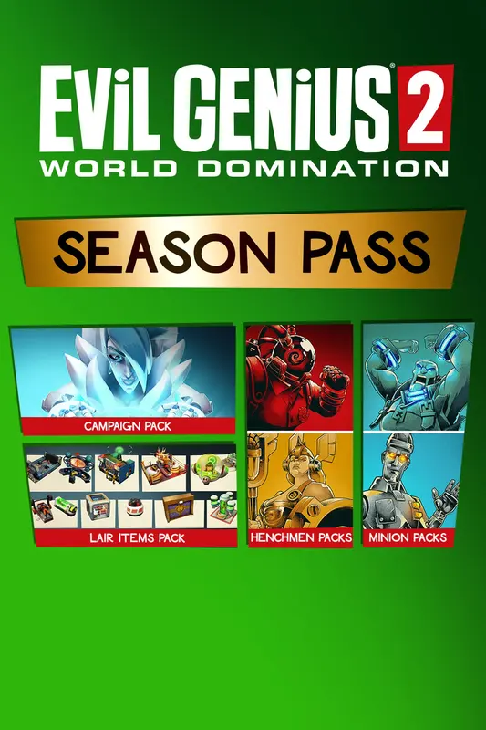 Evil Genius 2: World Domination Season Pass (DLC) — Xbox Live, Standard
