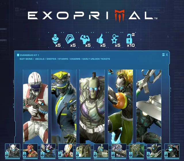 Exoprimal - Overdrive Kit 1 DLC Bundle — Steam, Standard