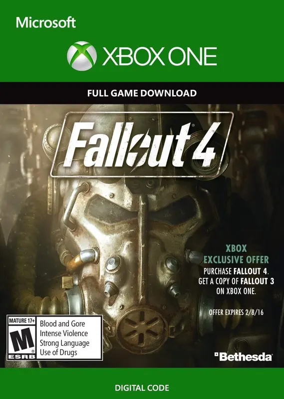 Jaquette de Fallout 4 — jeu Xbox (Xbox One)