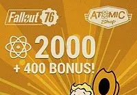 Fallout 76 - 2000 (+400 Bonus) Atoms — Xbox One, Standard