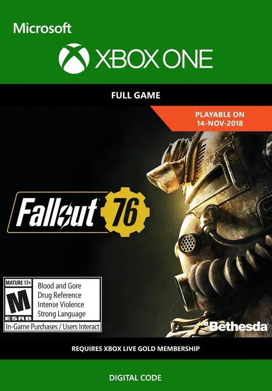 Jaquette de Fallout 76 — jeu Xbox (Xbox One)