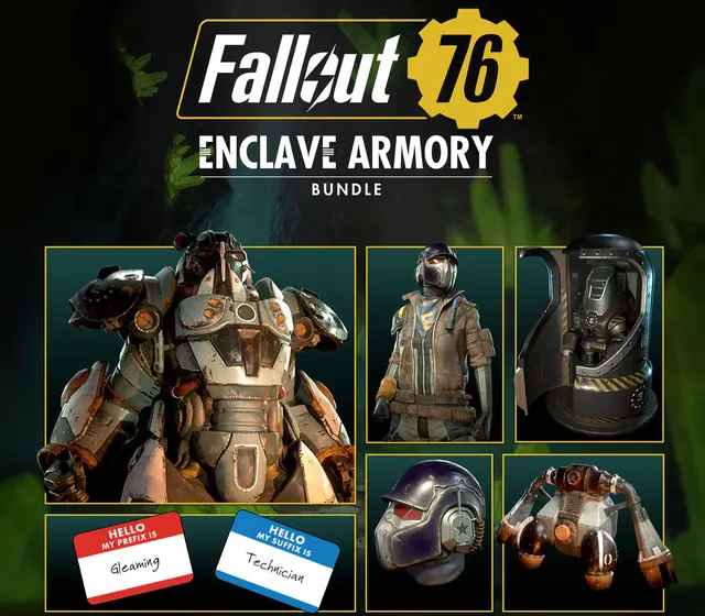 Fallout 76 - Enclave Armory Bundle DLC — Steam, Standard