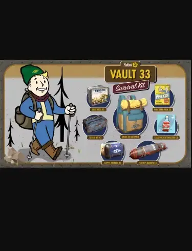 Fallout 76 - Vault 33 Survival Pack DLC — Microsoft Store, Standard