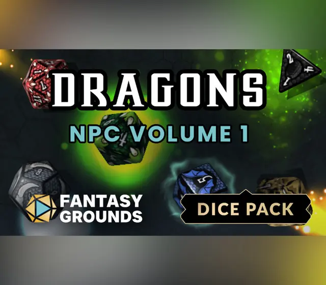 Fantasy Grounds - Dragons NPC Dice Pack Volume 1 DLC — Steam, Standard