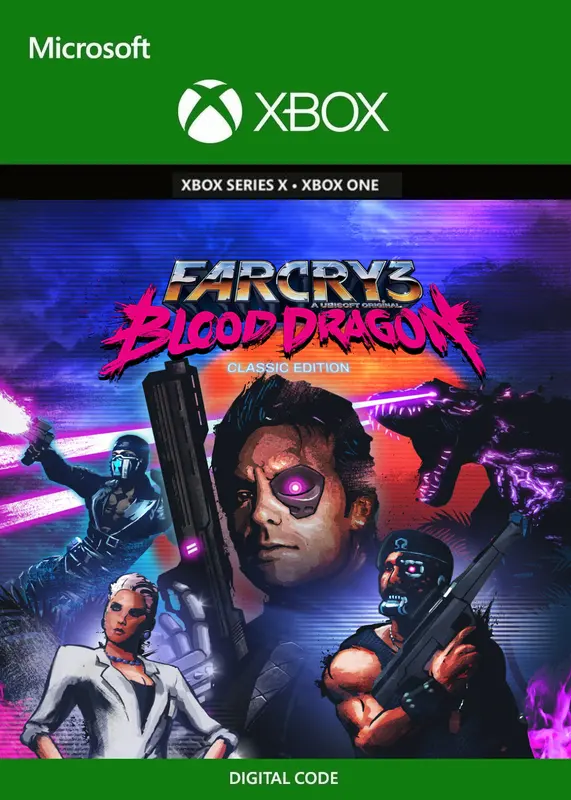 Jaquette de Far Cry 3 Blood Dragon Classic Edition — jeu Xbox (Xbox Live)