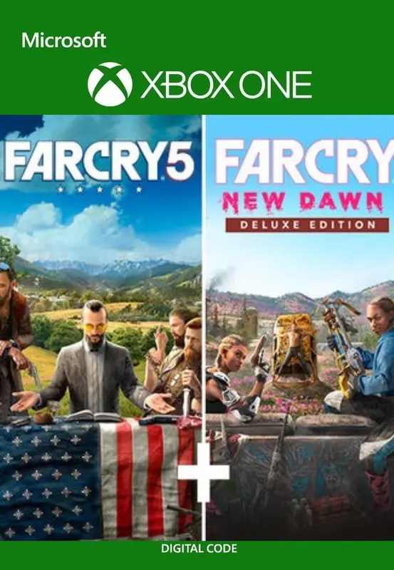 Far Cry 5 + Far Cry - New Dawn Deluxe Edition Bundle — Xbox Live, Deluxe Edition