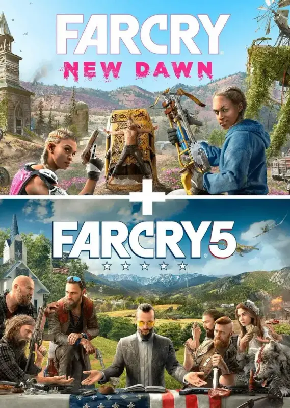 FAR CRY 5 + FAR CRY NEW DAWN DELUXE EDITION BUNDLE — Xbox One / Xbox Series X|S, DELUXE EDITION