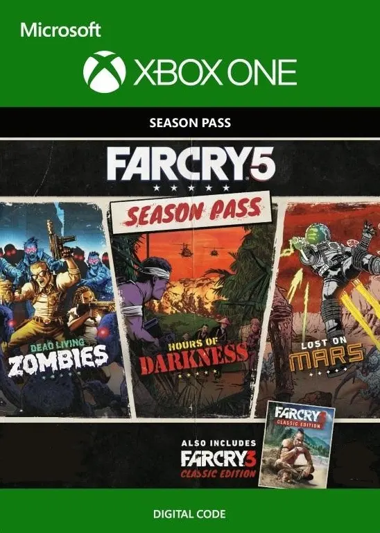 Jaquette de Far Cry 5 - Season Pass (DLC) — DLC Xbox (Xbox One)