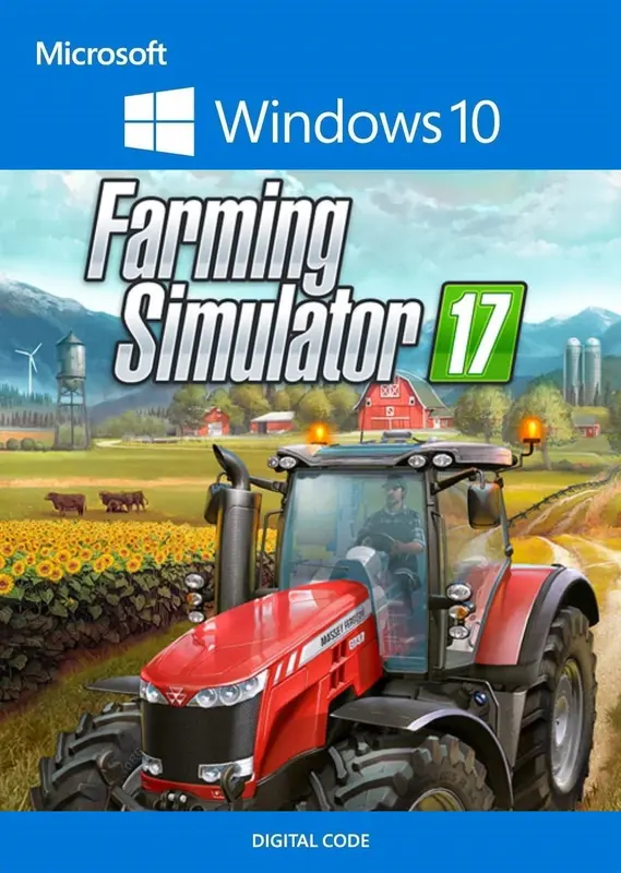 Jaquette de Farming Simulator 17 - — jeu PC (Microsoft Store (Windows 10))