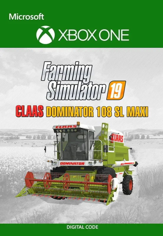 Farming Simulator 19: CLAAS DOMINATOR 108 SL MAXI (DLC) — Xbox Live, Standard