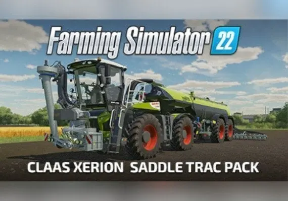 Jaquette de Farming Simulator 22 - Claas Xerion Saddle Trac Pack DLC — DLC PlayStation (PlayStation 4)