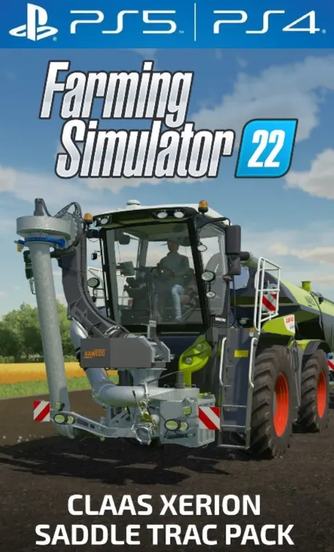 Farming Simulator 22 CLAAS XERION SADDLE TRAC Pack (DLC) — PlayStation 4 / PlayStation 5, Standard