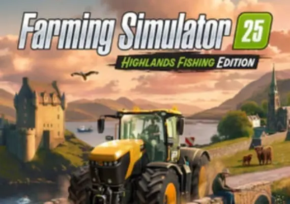 Jaquette de Farming Simulator 25 Highlands Fishing Edition — jeu PC (Giants)