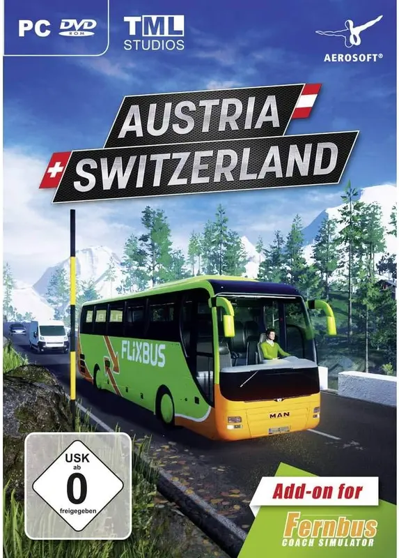 Fernbus Simulator - Austria/Switzerland (DLC) — Steam, Standard