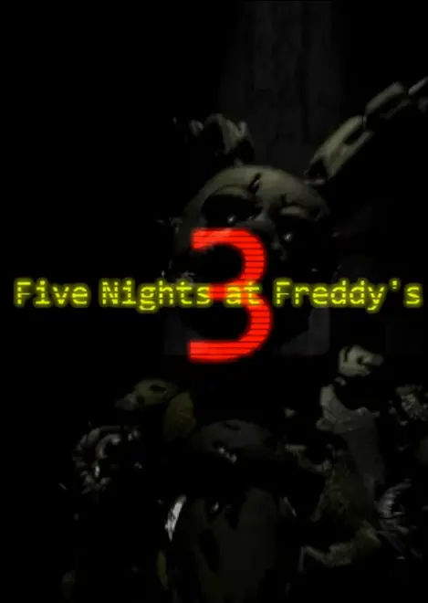 Jaquette de Five Nights at Freddy's 3 — jeu PC (Steam)