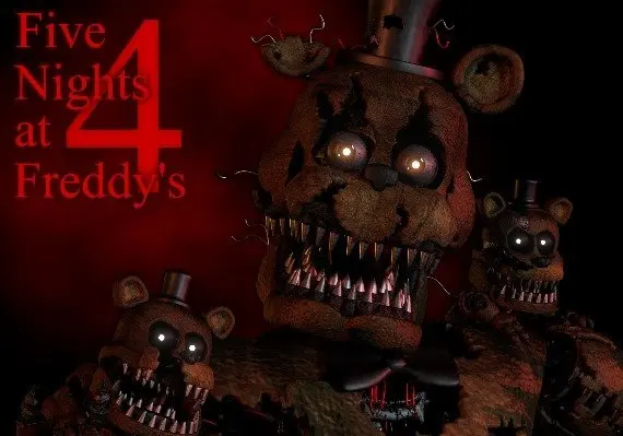 Jaquette de Five Nights At Freddy's 4 EN — jeu PC (Steam)