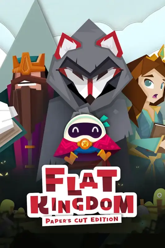 Flat Kingdom Paper's Cut Edition — Steam, Standard