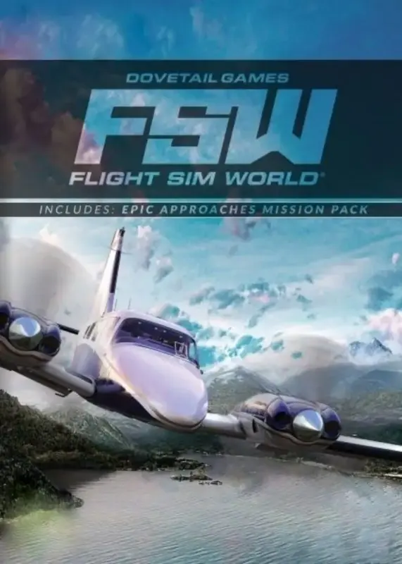 Flight Sim World + Epic Approaches Mission Pack — Steam, Standard