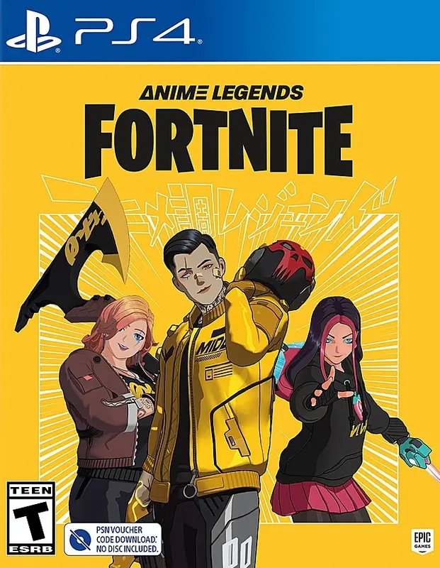 Jaquette de Fortnite - Anime Legends Pack — jeu PlayStation (PlayStation 4)