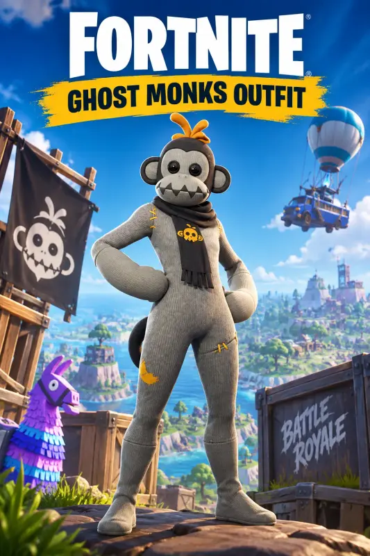 Fortnite - Ghost Monks Outfit DLC — Epic Games, Standard