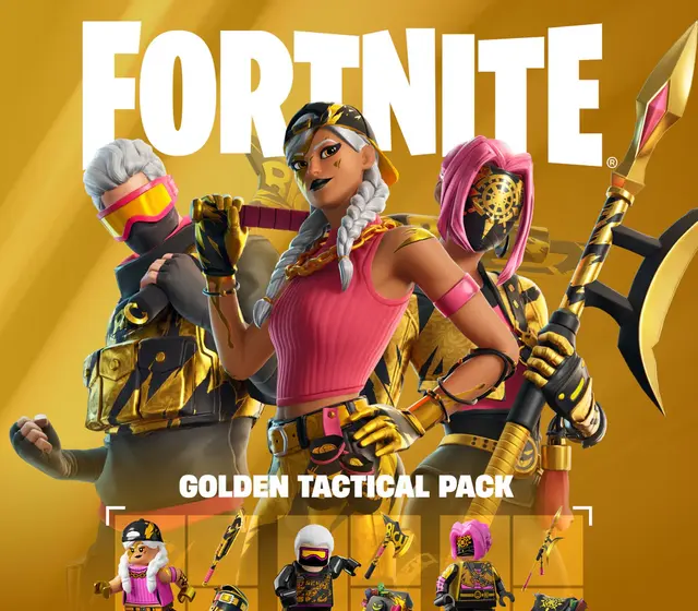 Fortnite - Golden Tactical Pack — Xbox One, Gold