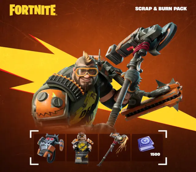 Fortnite - Scrap & Burn Pack DLC — Xbox One, Standard