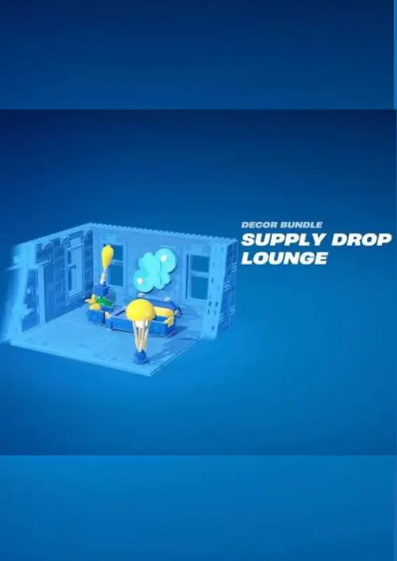 Fortnite - Supply Drop Lounge LEGO Decor Pack (DLC) — Epic Games, Standard