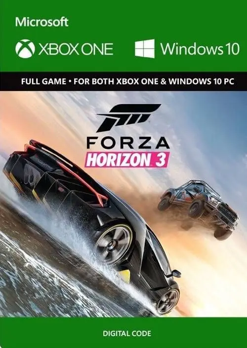 Jaquette de Forza Horizon 3 — jeu Xbox (Xbox One / PC)