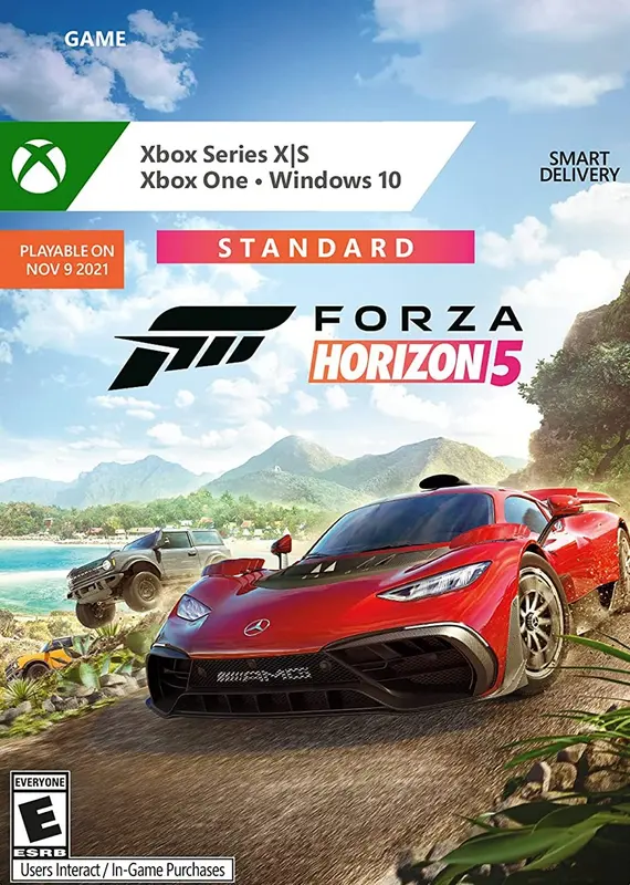 Jaquette de Forza Horizon 5 — jeu Xbox (Xbox Live / PC)