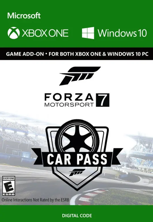 Jaquette de Forza Motorsport 7- Car Pass (DLC) — DLC Xbox (Xbox One / PC)