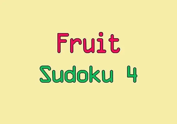 Fruit Sudoku 4 — Steam, Standard
