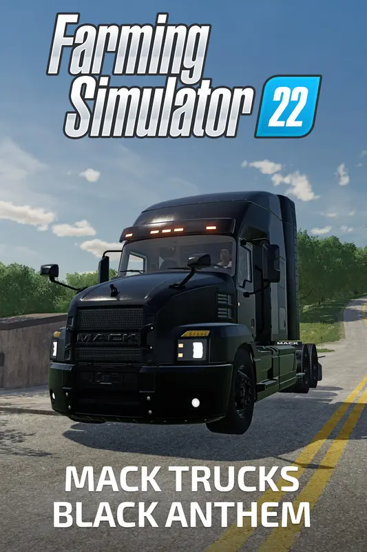 Jaquette de FS22: Mack Trucks Black Anthem (DLC) — DLC Xbox (Xbox Live)