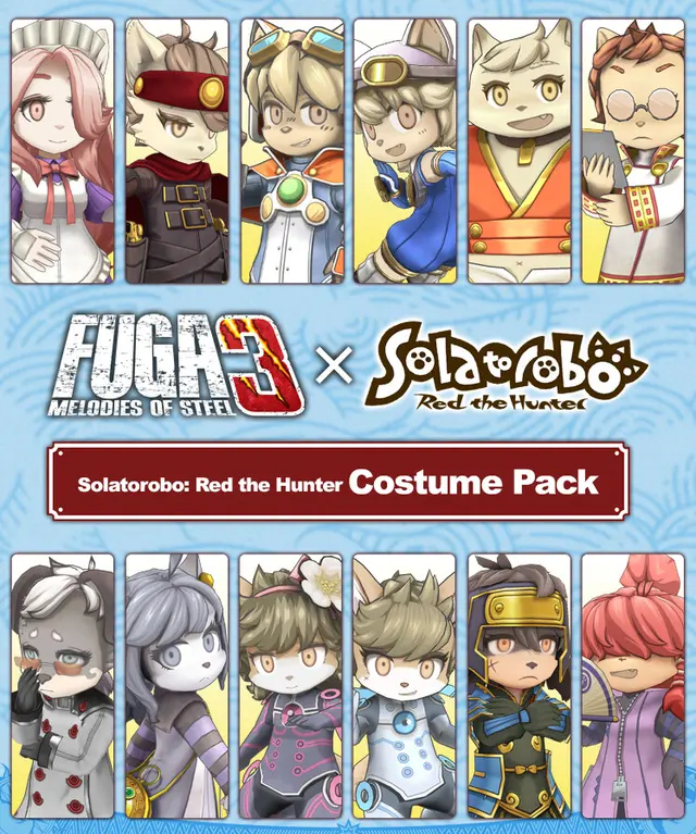 Fuga: Melodies of Steel 3 - Solatorobo: Red the Hunter Costume Pack (DLC) — Steam, Standard