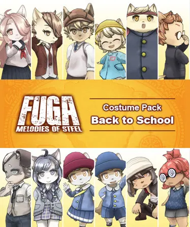 Jaquette de Fuga: Melodies of Steel Back to School Costume Pack (DLC) — DLC PC (Steam)