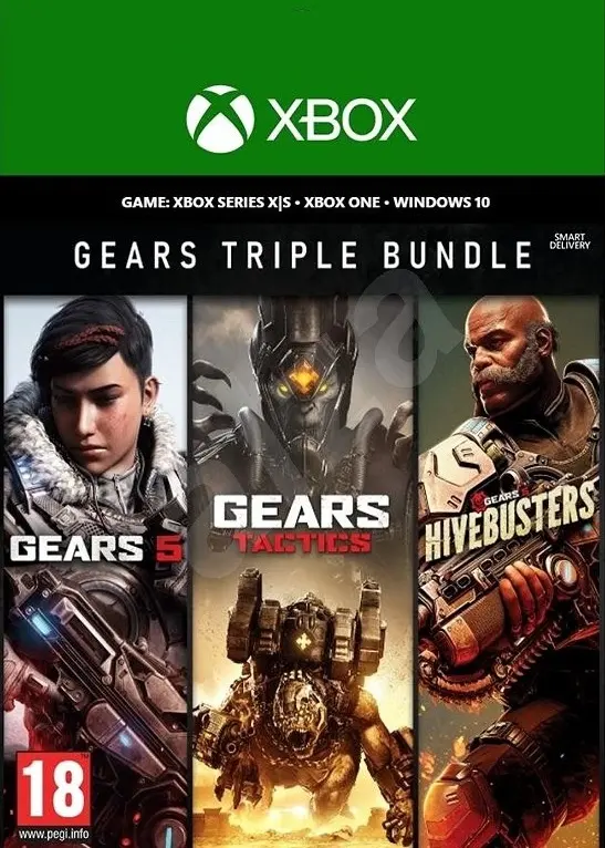 Jaquette de Gears Triple Bundle — jeu Xbox (Xbox Live / PC)