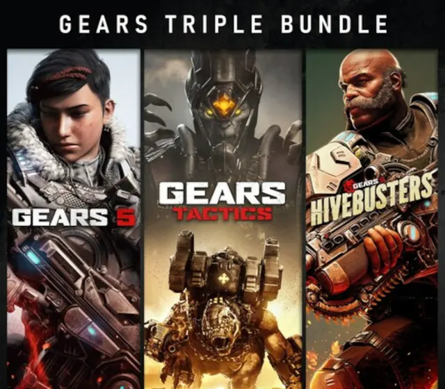 Gears Triple Bundle EU XBOX One / Xbox Series X|S / Windows 10 — Xbox Series X|S, Standard