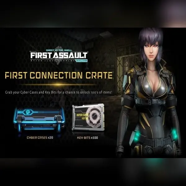 Ghost in the Shell: Stand Alone Complex - First Assault Online - First Connection Crate — Steam, Standard