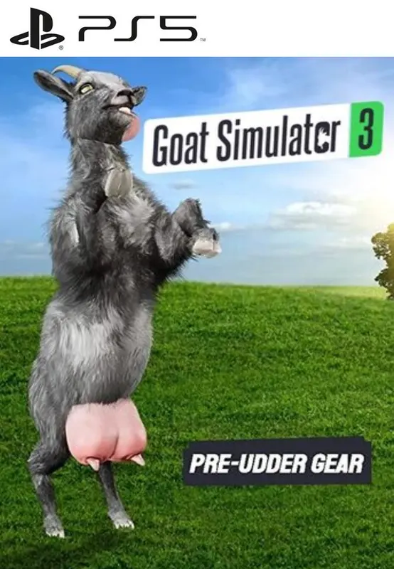 Jaquette de Goat Simulator 3 - Pre-Udder (DLC) — DLC PlayStation (PlayStation 5)